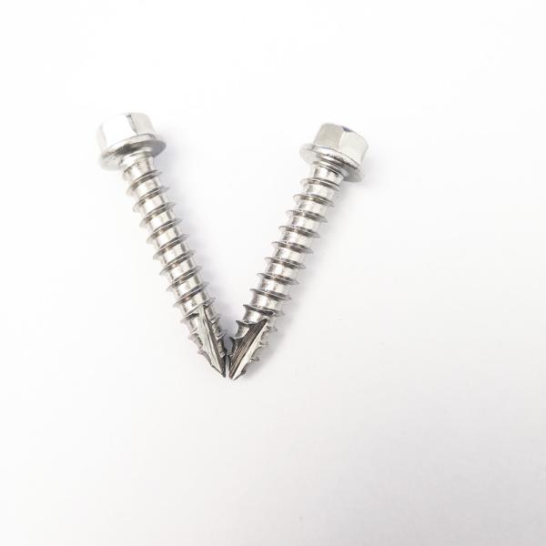 A4 Grade SS 316 Stainless Steel Indented Hex Head Self Tapping Wood Screws Timber Type 17