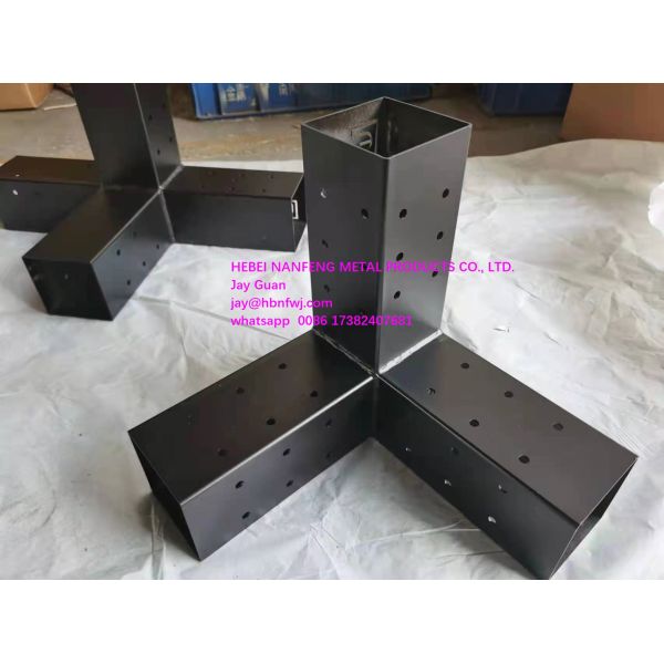 Elevated Wood Stand Kit with Stamping Process and Steel Brackets Fits 6x6 Pergola