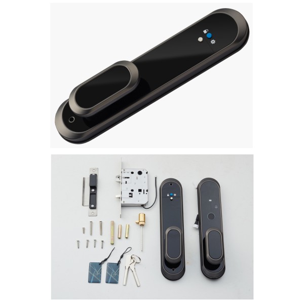 304 Stainless Steel Fully Automatic Intelligent Lock TUYA Wifi Application Biometric Digital Keyboard Fingerprint Door Lock