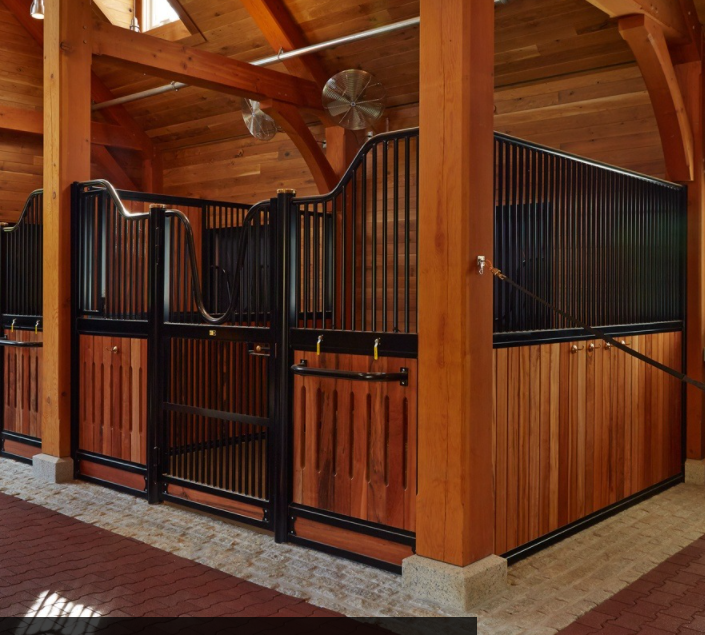 На открытом воздухе металлические раздвижные двери панелей стойла лошади блеска 14ft