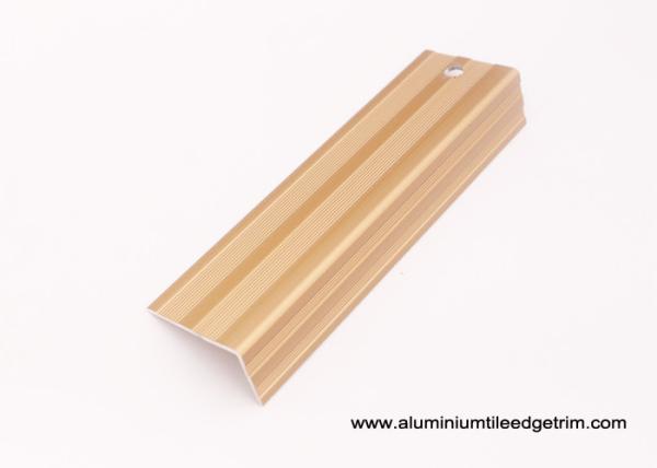 Anti Slip Aluminium Stair Step Edge Nosing Angle Shaped 33 mm x 20 mm
