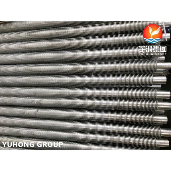 Прессованная ребристая труба А269 ТП304 стальная алюминиевая композитная ребристая труба