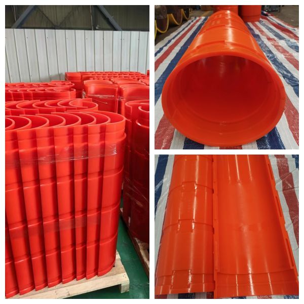 Anticorrosión poliuretano PU conducto de protección submarino para cable submarino