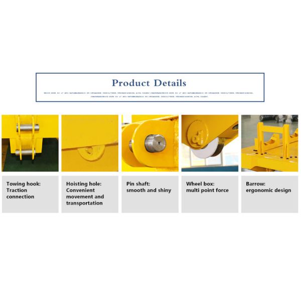 20m/Min 1000t Road Hydraulic Lifting Coil Transfer Cart