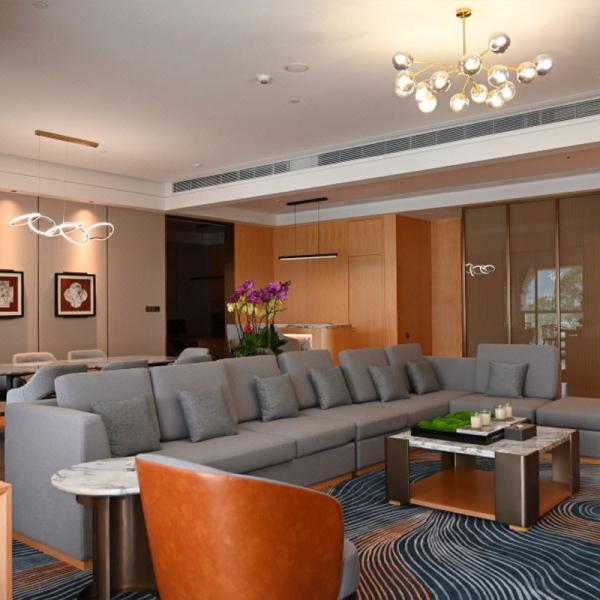 Standard King Size Bedroom Set Furniture For WYNDHAM-GRAND-ZQ Resort Hotel In Foshan