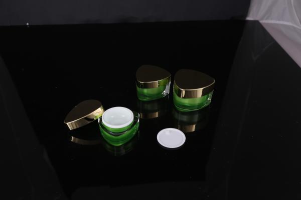 hand lip crystal pump empty square white Screen Printing Airless 30ml Cosmetic Cream Jars