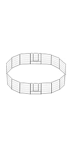 47 Inch Heavy Duty Stainless Steel Dog Cage High Anxiety Indestructible and Escape-Proof Dog Crate Kennel for Large