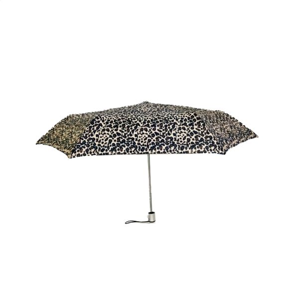 Lepoard Printed Anti UV Mini Windproof Pocket Umbrella