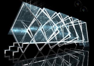 15W 8.38mm Laminated LED Glass Panel For Outdoor Advertising