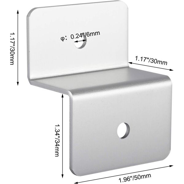 Instalação fácil TALL Z Bracket Solar Panel Brackets para suporte livre de corrosão