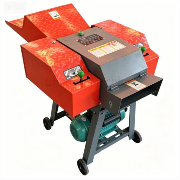 High Strength Steel Durable Chaff Cutter Machine 1 T/H Fodder Cutting Machine