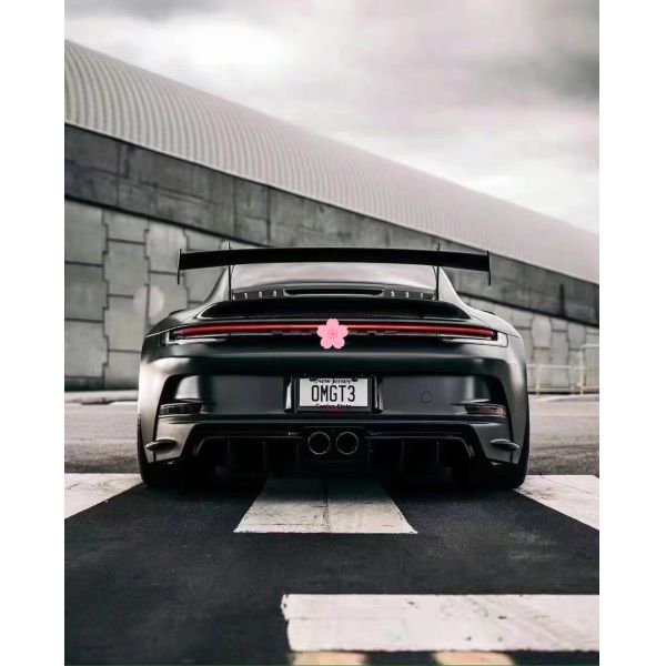 Repuestos de automóviles para Porsche 911 992 Kit de carrocería 992 Moderado estilo GT3 Fibra de carbono delanteros y traseros parachoques spoiler carcasa del capó