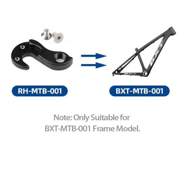 Сплав алюминия кронштейна Derailleur черной рамки горного велосипеда углерода задний