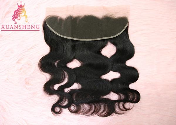 Body Wave 13x4 Lace Closure Raw Virgin Closure Hair / Mink Brazilian Hair
