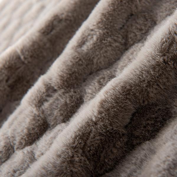 100% de poliéster Design Soft Rabbit Fur Fabric False Fur para vestuário/textil doméstico/tapete