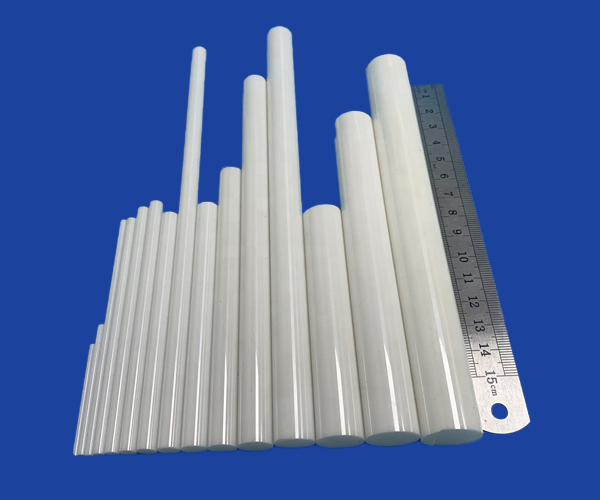 High Precision Machining Rod Parts Cnc Polishing Alumina Zirconia Silicon Ceramic Rod For Plunger Shaft Pins