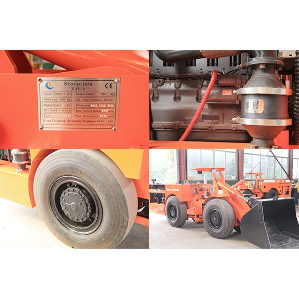 High Capacity Underground Mining Scooptram with Deutz Engine and Dana Torque Converter