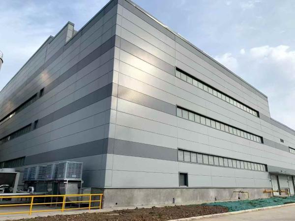 Galvanized Steel Structure Warehouse with Sa 2.5 Shot Blasting Level and European S235 & S355 Material Grade