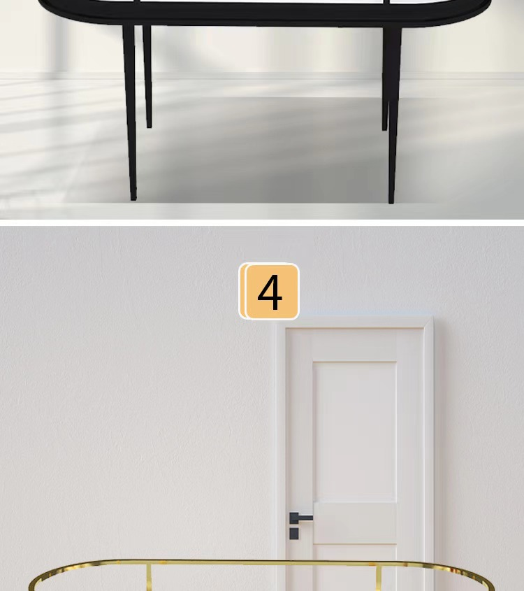 Round Curved Jewelry Display Cabinet Oval jewellery glass counter Custom