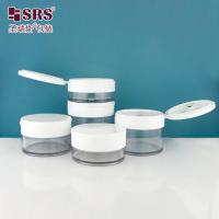 PETG003 en plastique rond épais paroi Injection clair Convient Flip Cap Bocal en plastique pour le gel capillaire en PETG