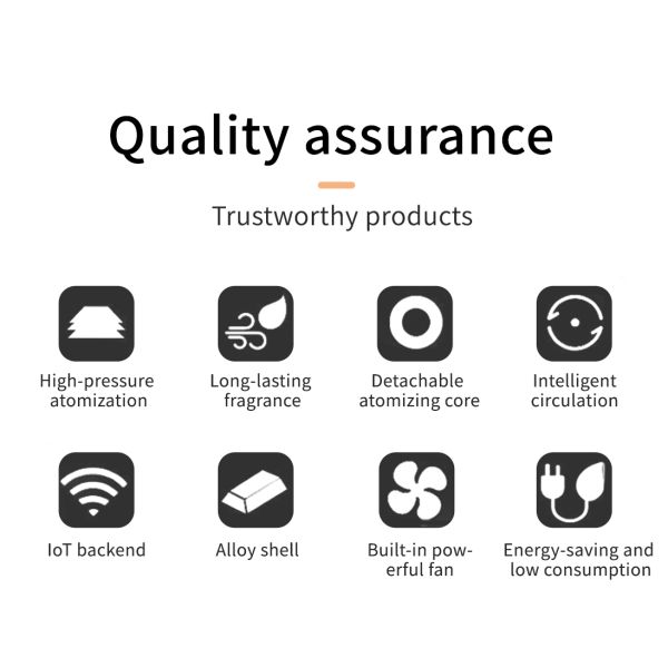 Bluetooth Smart Control Commercial Aromatherapy Diffuser 5000cbm Coverage 1000ml Capacity