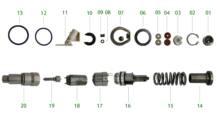 High Quality Diesel Fuel Electronic Unit Injector BEBE4D27001 21379931