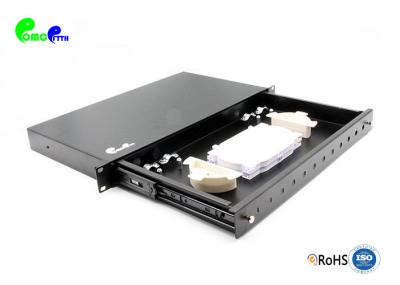 1.2mm 1.5mm laminou os portos de aço do quadro de distribuição 1U da fibra de Fdf 12