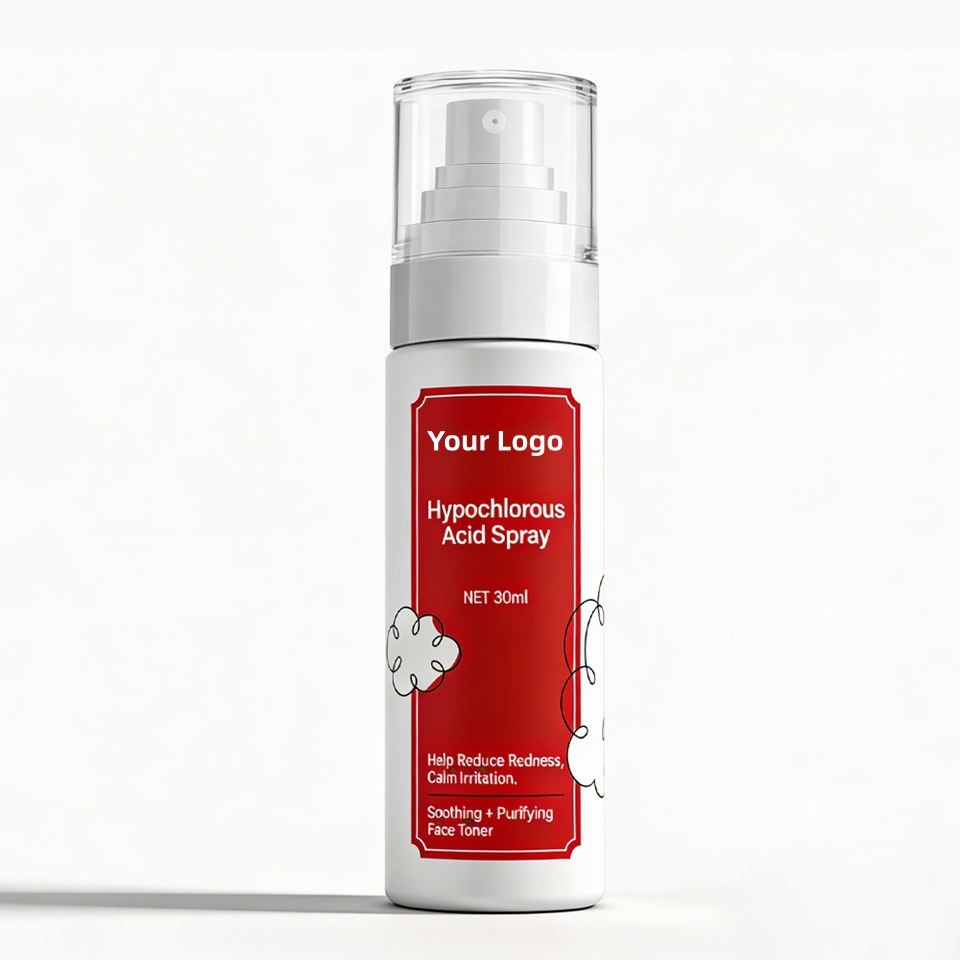 OEM ODM brand hypochlorite spray reduces redness, relieves swelling, moisturizes, calms skin care products, facial toner spray