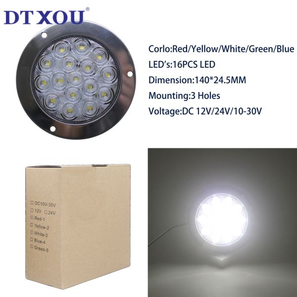 4 Inch round LED trailer light kit, led trailer lights china