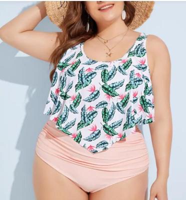 2019 New Plus SizeTwo piece   Woman's swimwear Push up