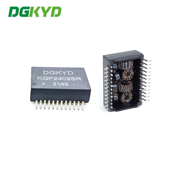 Установка трансформатора 24PIN SMD локальных сетей локальных сетей гигабита
