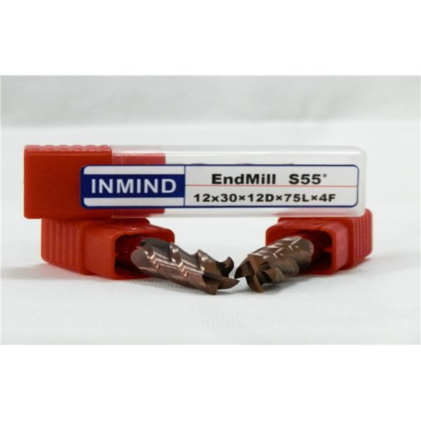 Customized Carbide End Mill / CNC Milling Cutting Tool Diameter 8mm