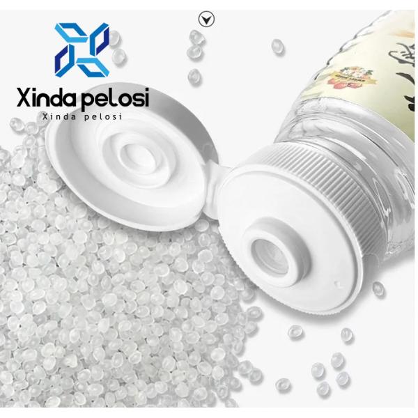 Venda Quente Aceitar Custom Branco Flip Top Caps Material de plástico PP Preme garrafa Flip Cap