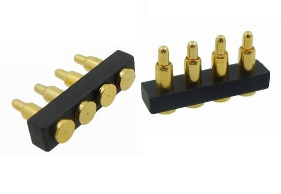 Dynamic Pogo Pin Connector , Miniature Pogo Pins  Tight Secured Spring Force