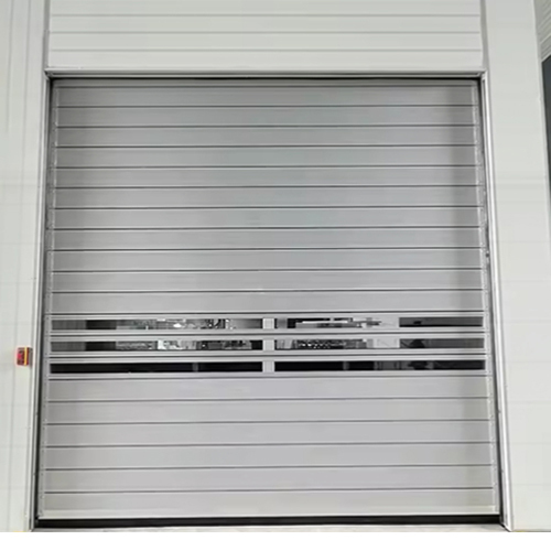 Wind Resistant Aluminium Roll Up Door High Speed Metal Door For Loading Dock Passages