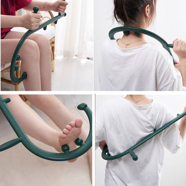 Trigger Point Neck Massager Deep Tissue Handheld Massager for Body Muscle Release