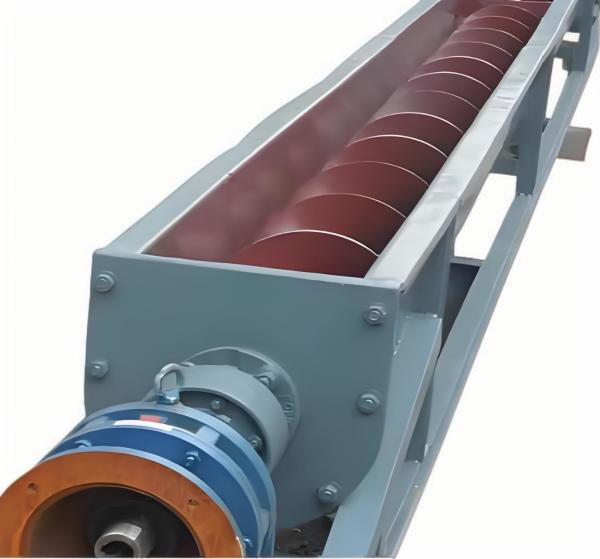 Carbon Steel Spiral Conveyor System For Ash Sludge Grain Shaftless Industrial Spiral Conveyor
