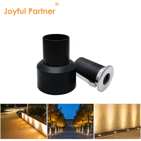 Underground Up Light IP67 3W CREE LED Anti Glare Design DIA45MM Aluminium Housing For Roads