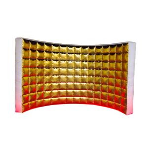 A cabine inflável Vogue circular do PVC Tarpualin Selfie estala acima a cabine conduzida inflável