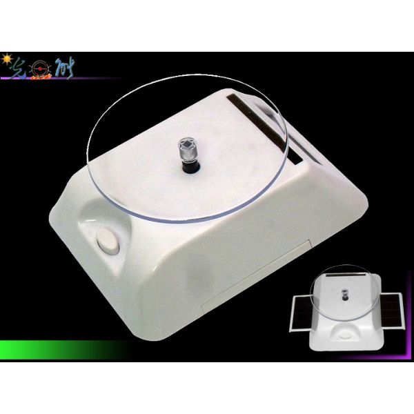 Customed logo 360 degree ABS Solar Rotary display use under the natural light