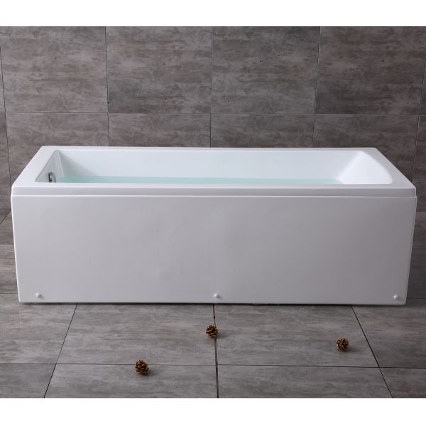 Removeable Skirt Legs Freestanding Panel Bathtub with Drainage Accessories at Best