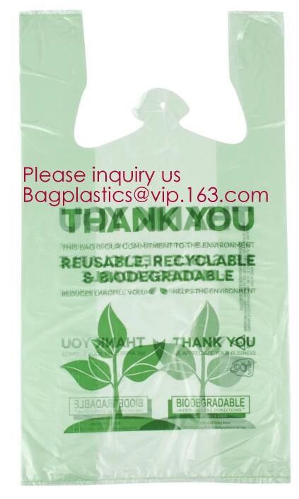 майцена сделала 100% biodegradable compostable изготовленный на заказ напечатанный полиэтиленовый пакет с собственным логотипом, ecofriendly упаковывая ба футболки