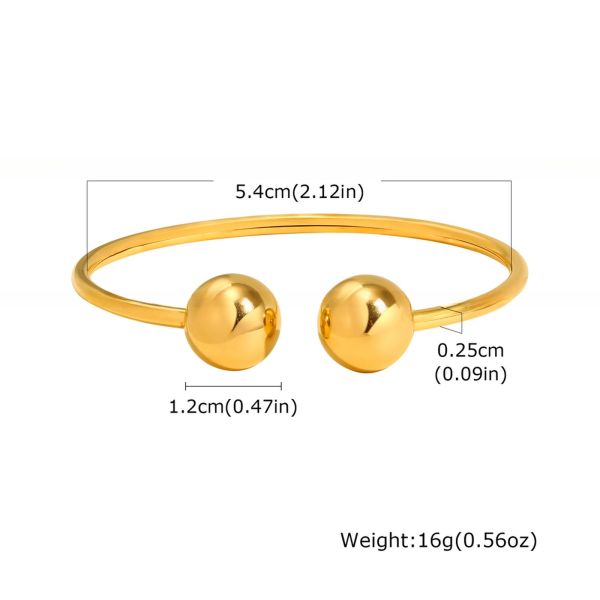 Women Thin Open Cuff Bracelets Gold Diamond Shape Adjustable Third Party Appraisal