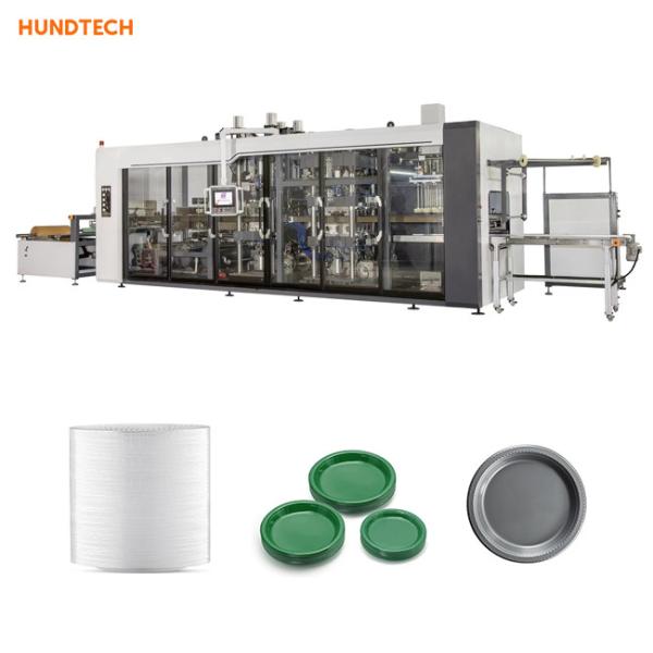 Máquina de molde descartável do vácuo da máquina de fatura de placa 120KW do PVC 0.15mm