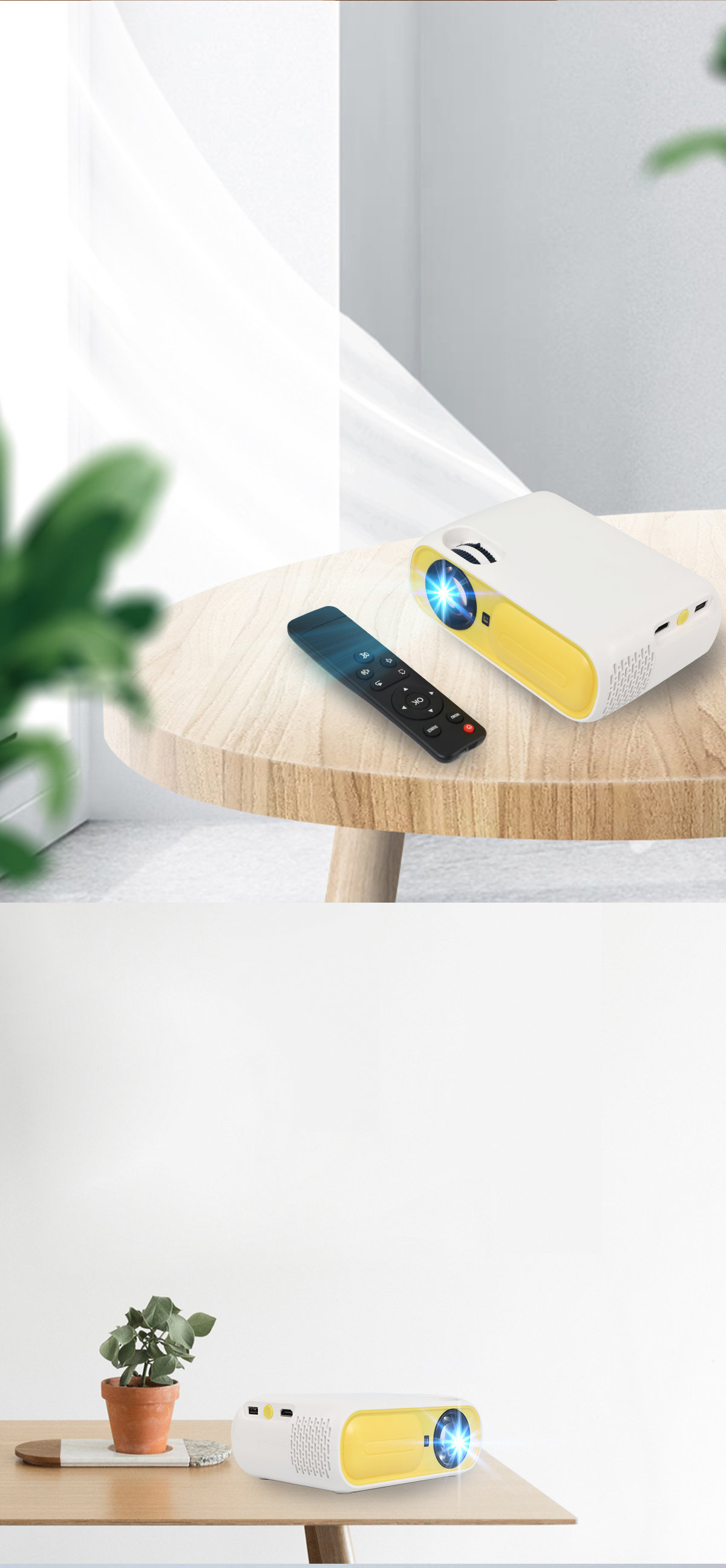 USB HDMI AV репроектора СИД LCD кино 100 люменов ANSI домашний