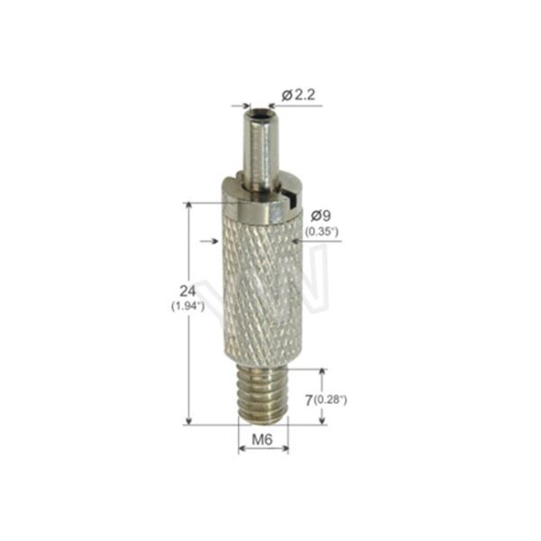Латунные материальные воздушные судн привязывают Грипперс/Грипперс кабельной проводки с внешней нарезкой м 6