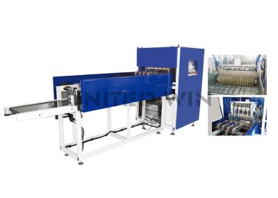 Dobradura ultrassônica automática completa automatizada da máquina de corte do Webbing de Fibc