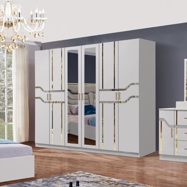 Cheap Wholesale Simple Wood Frame King Size Double Bed Home Apartment Wooden Modern Luxury Turkish Full Bedroom Furniture Set