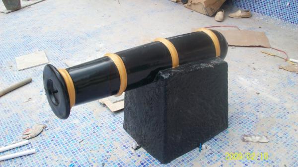 Interactive Spray Park Equipment , Fiberglass Water Spray Cannon with SGS water slides supplier