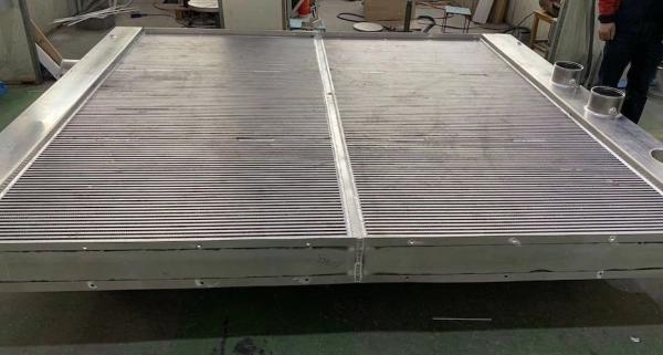 2.3 Meters long Big Engine Aluminum Oil to Air Heat Exchanger for Cummins